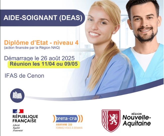 Formation aide-soignant H/F