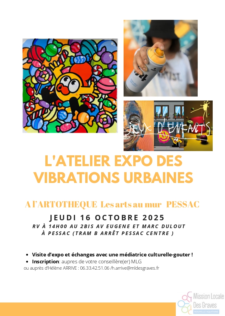 Atelier expo : vibrations urbaines Pessac