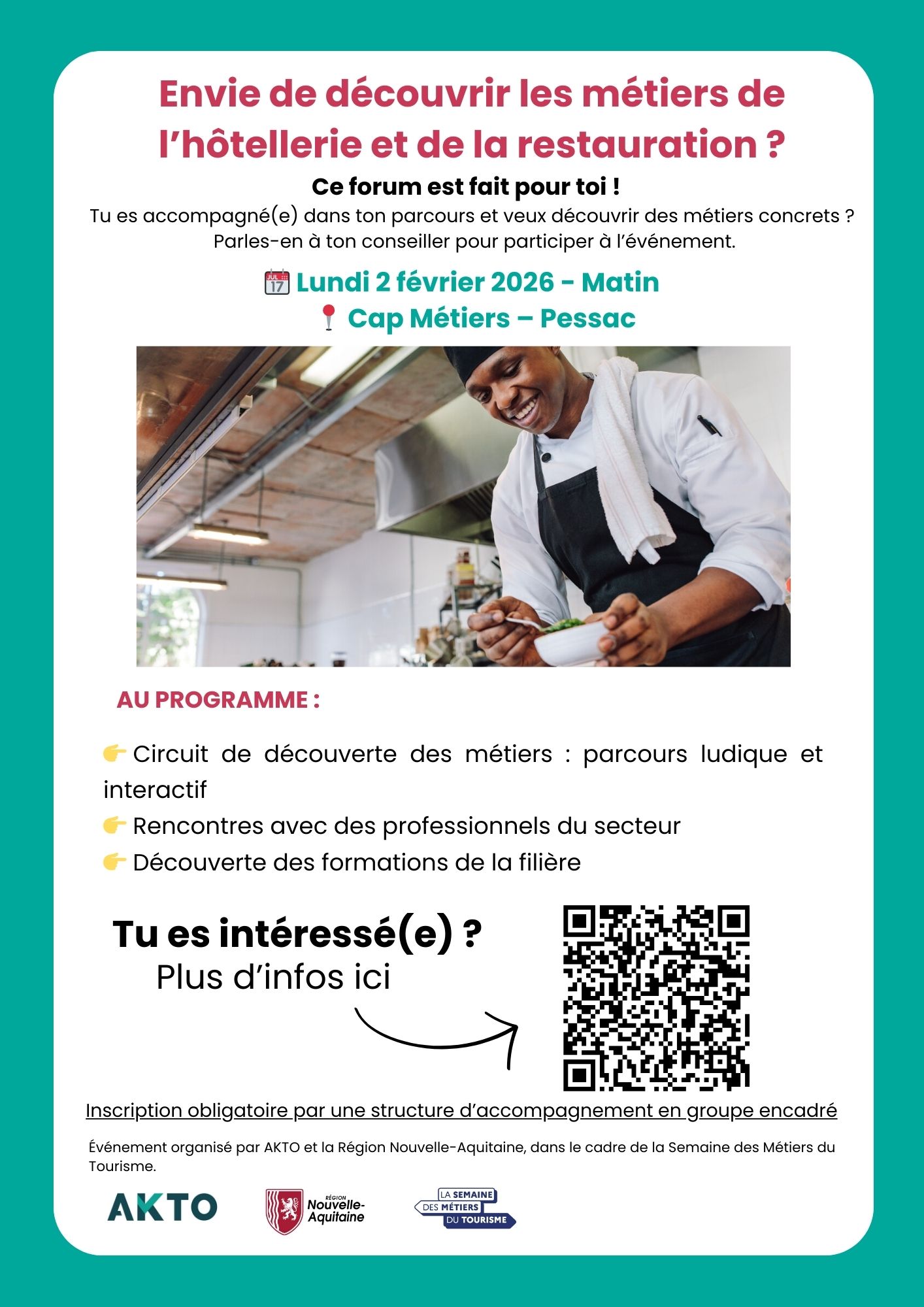 Forum découverte des métiers de l’hôtellerie et de la restauration