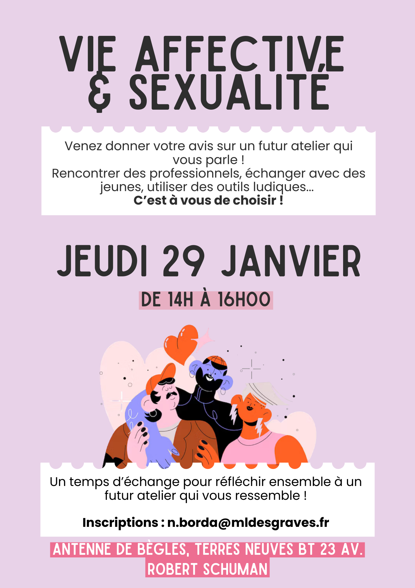 Atelier vie affective & sexualité