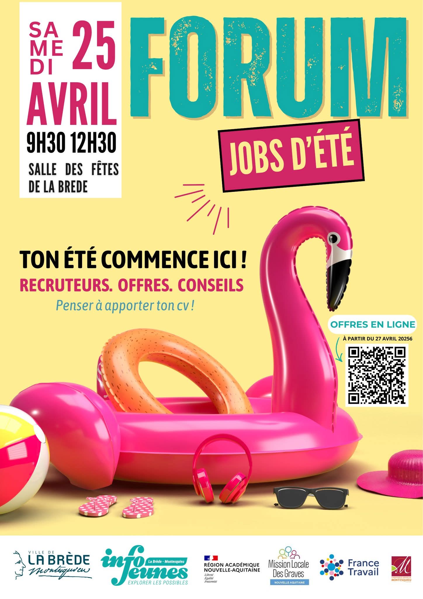 Forum Jobs d’Été – 25 avril à La Brède