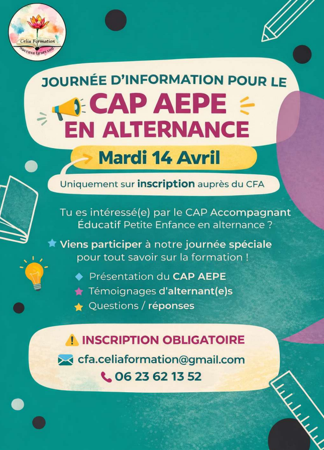 Journée d’information – CAP AEPE en alternance