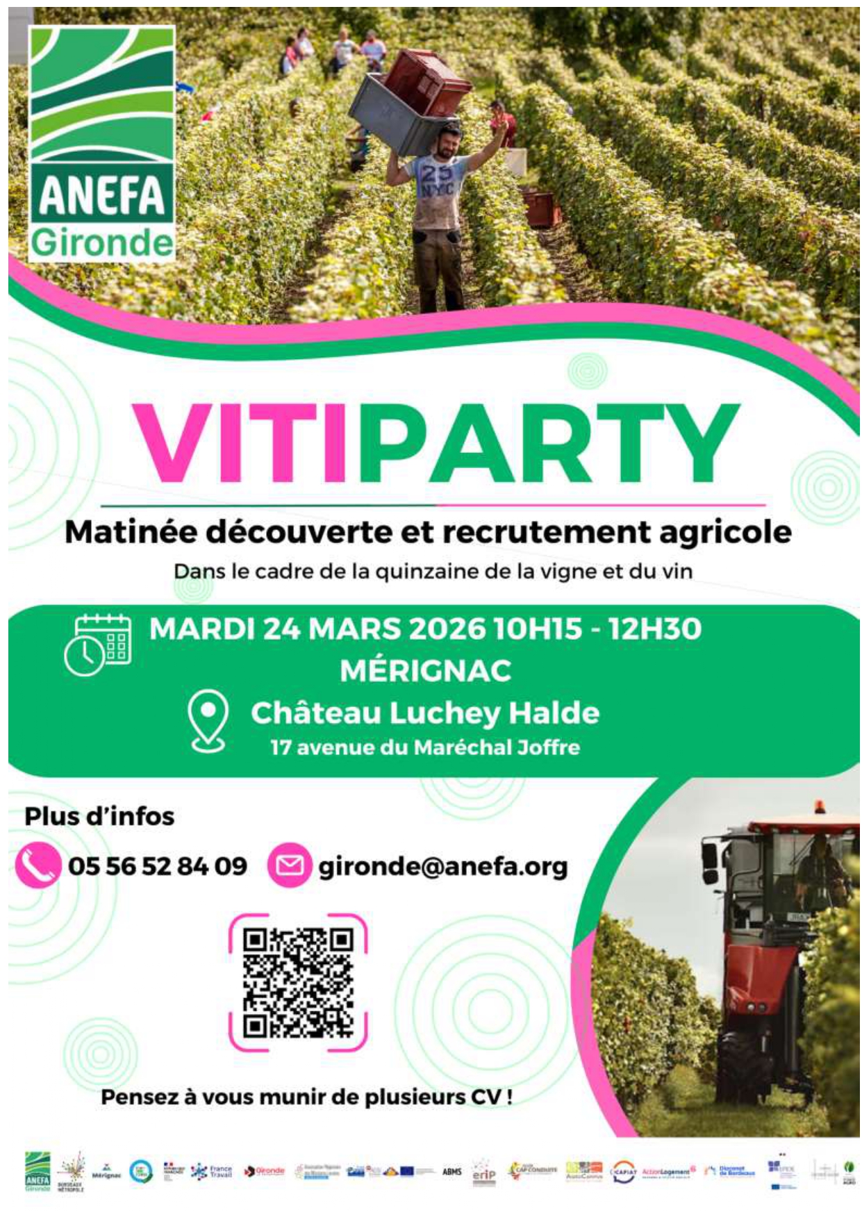 VITIPARTY - Recrutement Viticole